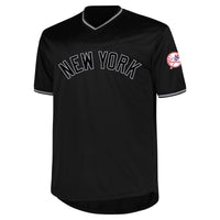 New York Yankees Profile Black Big & Tall Pop Fashion Jersey