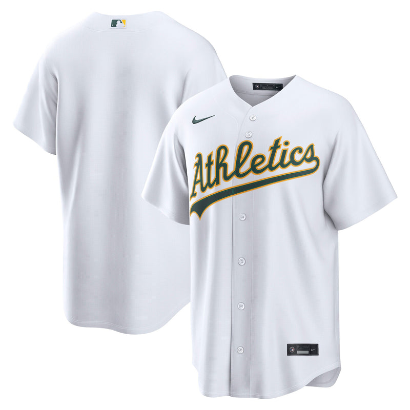Athletics Nike White Home Replica Jersey