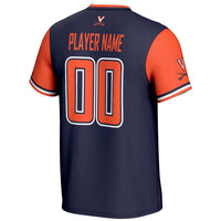 Virginia Cavaliers GameDay Greats NIL Pick-A-Player Lightweight Softball Jersey - Navy