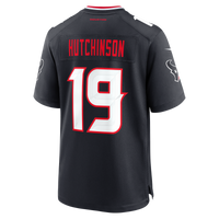 Houston Texans Xavier Hutchinson Nike Navy Team Game Jersey
