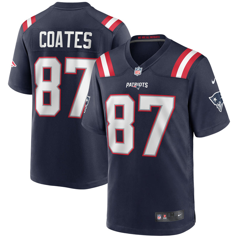 New England Patriots Ben Coates Nike Navy Game Retired Player Jersey