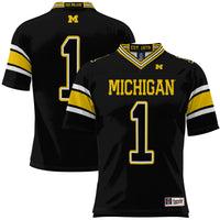 GameDay Greats #1 Black Michigan Wolverines Football Jersey