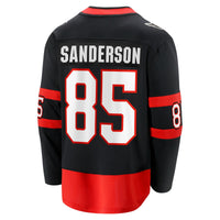 Ottawa Senators Jake Sanderson Fanatics Black Home Breakaway Jersey