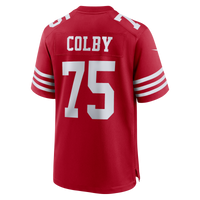 San Francisco 49ers Connor Colby Nike Scarlet Team Game Jersey