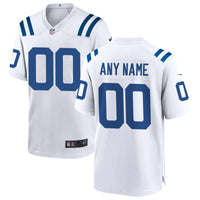 Indianapolis Colts Nike White Custom Game Jersey