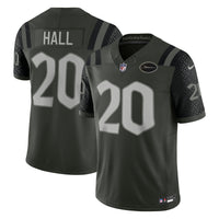 New York Jets Breece Hall Nike Gotham Green 2025 Rivalries Collection Stitched Limited Jersey