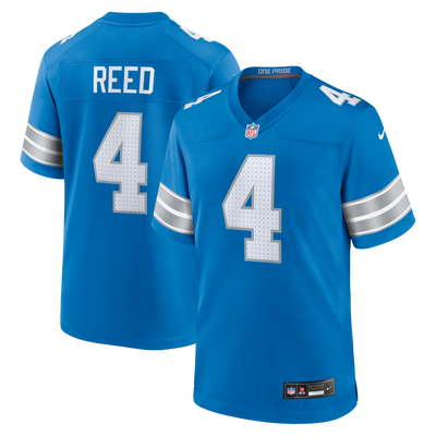 Detroit Lions D.J. Reed Nike Blue Team Game Jersey