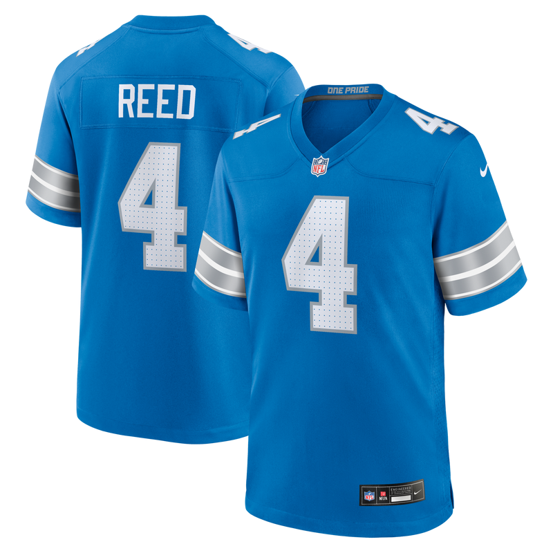 Detroit Lions D.J. Reed Nike Blue Team Game Jersey