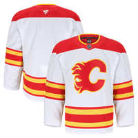 Calgary Flames Fanatics White Away Authentic Pro Jersey
