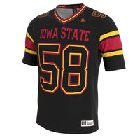 Iowa State Cyclones GameDay Greats Lightweight Collegiate Football Blackout Fashion Jersey