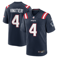 New England Patriots Adam Vinatieri Nike Navy Team Retired Game Jersey