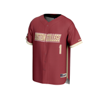 #1 Boston College Eagles GameDay Greats Lightweight Baseball Fashion Jersey – Maroon