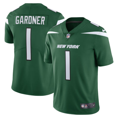 New York Jets Ahmad Sauce Gardner Nike Green Vapor Limited Jersey