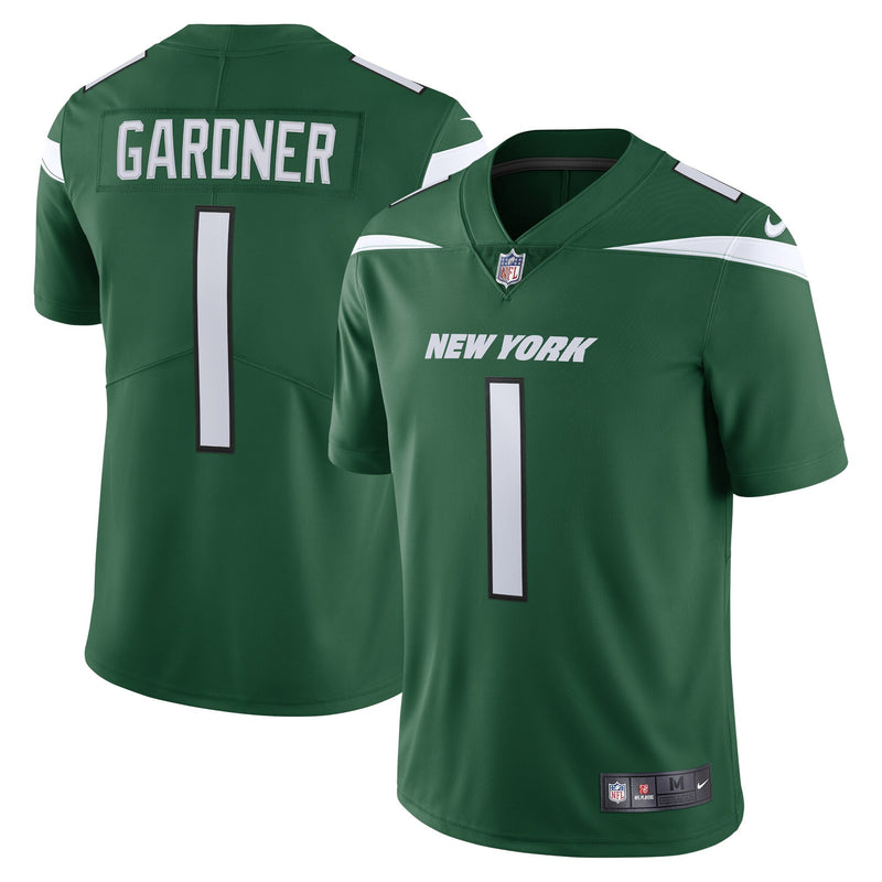 New York Jets Ahmad Sauce Gardner Nike Green Vapor Limited Jersey