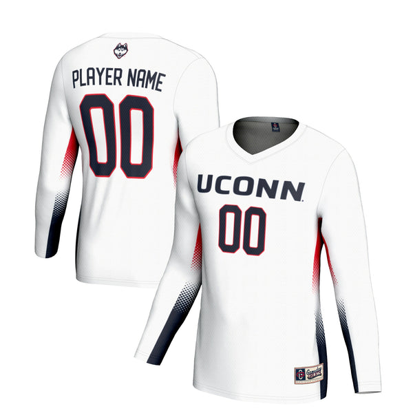 UConn Huskies GameDay Greats NIL Lightweight Volleyball Jersey - White