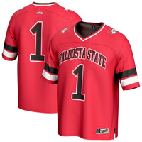 #1 Valdosta State Blazers GameDay Greats Lightweight Collegiate Football Fashion Jersey - Red