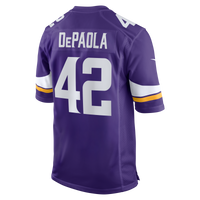 Minnesota Vikings Andrew DePaola Nike Purple Game Jersey