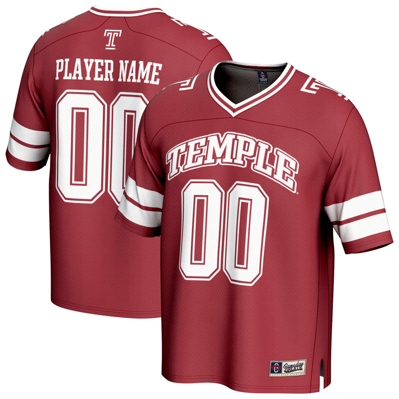 Temple Owls GameDay Greats NIL Pick-A-Player Football Fashion Jersey - Cherry