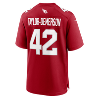 Arizona Cardinals Dadrion Taylor-Demerson Nike Cardinal Team Game Jersey