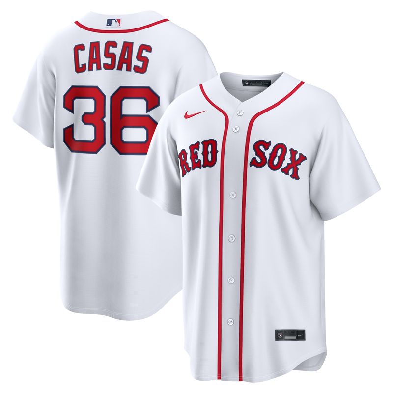 Boston Red Sox Triston Casas Nike White Home Replica Jersey