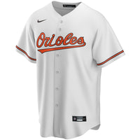 Baltimore Orioles Nike White Home Replica Custom Jersey