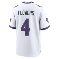 Baltimore Ravens Zay Flowers Nike White Game Jersey