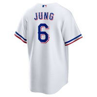 Texas Rangers Josh Jung Nike White Replica Player Jersey