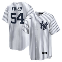 New York Yankees Max Fried Nike White Home Replica Player Jersey