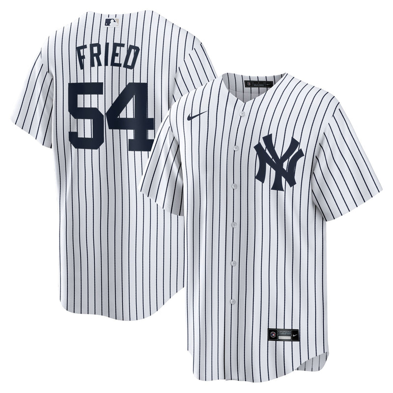 New York Yankees Max Fried Nike White Home Replica Player Jersey