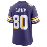 Minnesota Vikings Cris Carter Nike Purple Retired Player Alternate Game Jersey