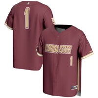 #1 Florida State Seminoles GameDay Greats Lightweight Baseball Jersey - Garnet