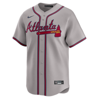 Atlanta Braves Ozzie Albies Nike Gray Road Limited Player Jersey