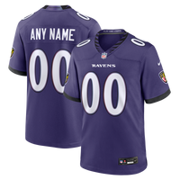 Baltimore Ravens Nike Purple Custom Game Jersey