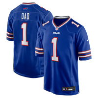 Buffalo Bills Number 1 Dad Nike Royal Game Jersey