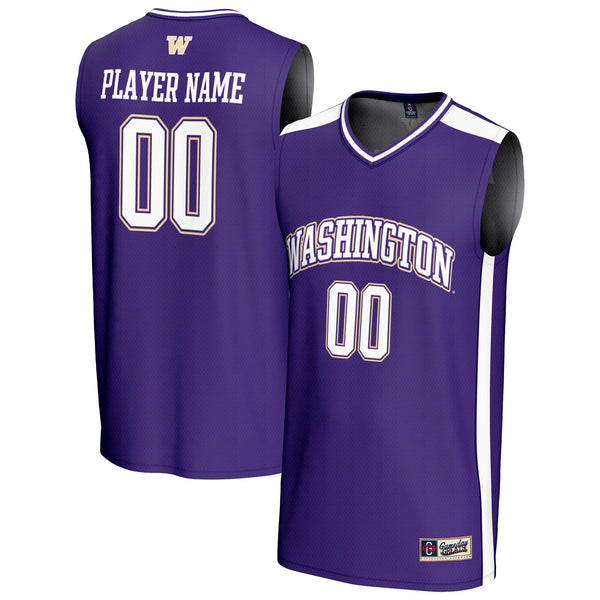 Washington Huskies GameDay Greats NIL Pick-A-Player Lightweight Basketball Fashion Jersey - Purple