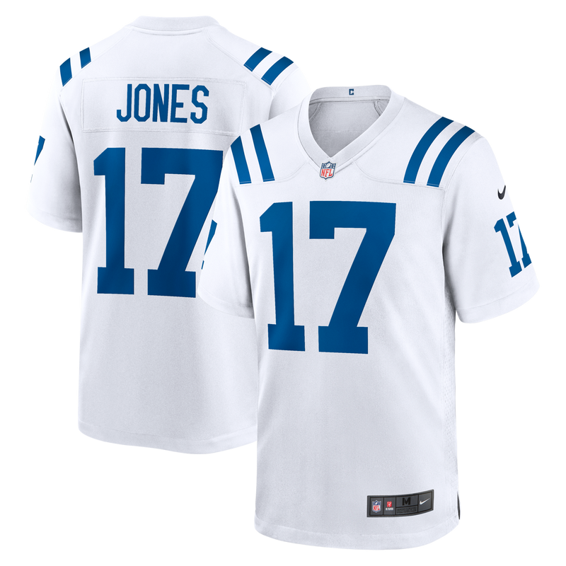Indianapolis Colts Daniel Jones Nike White Game Jersey