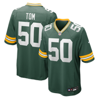 Green Bay Packers Zach Tom Nike Green Game Player Jersey
