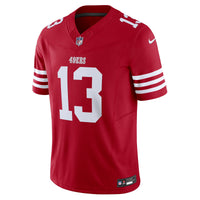 San Francisco 49ers Brock Purdy Nike Scarlet Vapor F.U.S.E. Limited Jersey