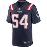 New England Patriots Tedy Bruschi Nike Navy Game Retired Player Jersey