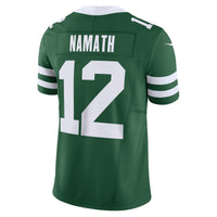 New York Jets Joe Namath Nike Legacy Green Vapor F.U.S.E. Limited Jersey