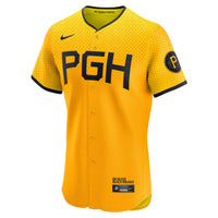 Pittsburgh Pirates Nike Gold City Connect Elite Jersey