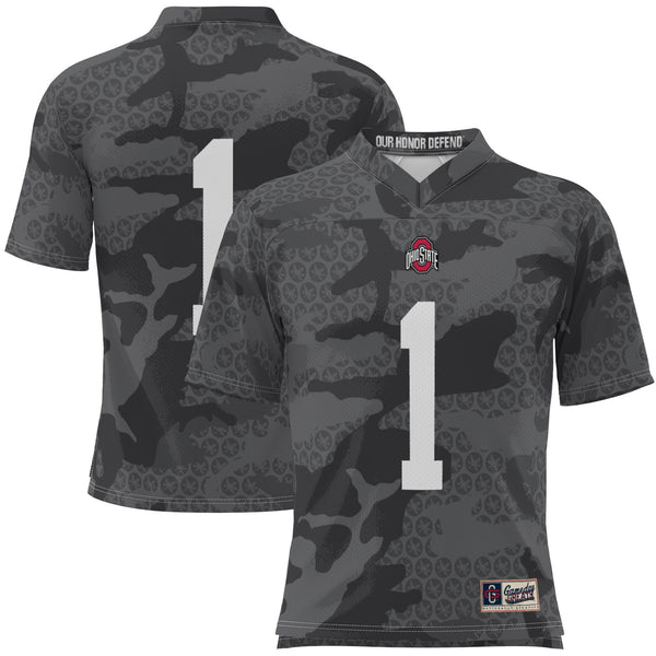 #1 Ohio State Buckeyes GameDay Greats Camo Football Jersey - Black