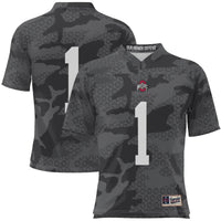 #1 Ohio State Buckeyes GameDay Greats Camo Football Jersey - Black