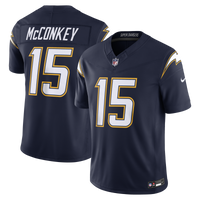 Los Angeles Chargers Ladd McConkey Nike Navy Alternate Super Chargers Vapor F.U.S.E. Stitched Limited Jersey