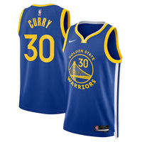 Golden State Warriors Nike Icon Edition Swingman Jersey - Royal - Stephen Curry