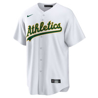 Athletics Brent Rooker Nike White Home Replica Jersey
