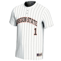 #1 Oregon State Beavers GameDay Greats Softball Fashion Jersey - White