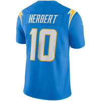 Los Angeles Chargers Justin Herbert Nike Powder Blue Vapor Limited Jersey