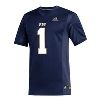 #1 FIU Panthers adidas Replica Football Jersey - Navy