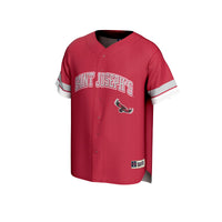 Saint Joseph's Hawks GameDay Greats Spirit Baseball Jersey - Crimson